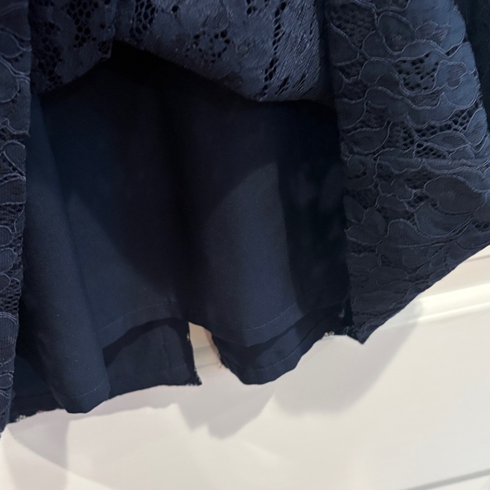 Tommy Hilfiger Elegant Navy Lace Dress size 18 - Picture 4 of 11